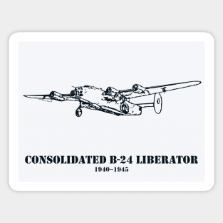 Consolidated B-24 Liberator WWII American Heavy Bomber Sticker